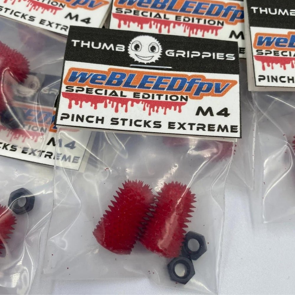 Thumb Grippies weBLEEDfpv Special Edition at WREKD Co.