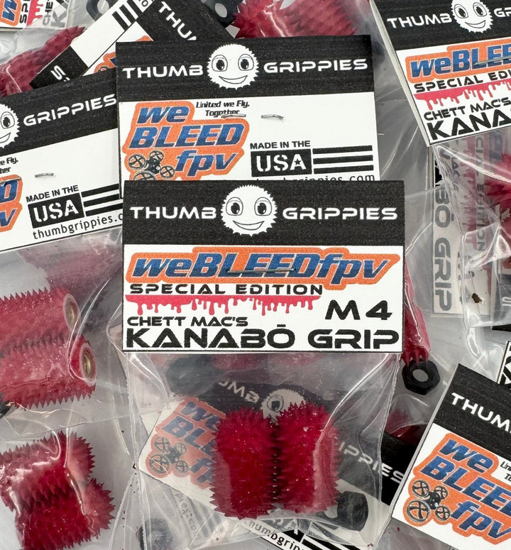 Thumb Grippies weBLEEDfpv Special Edition at WREKD Co.