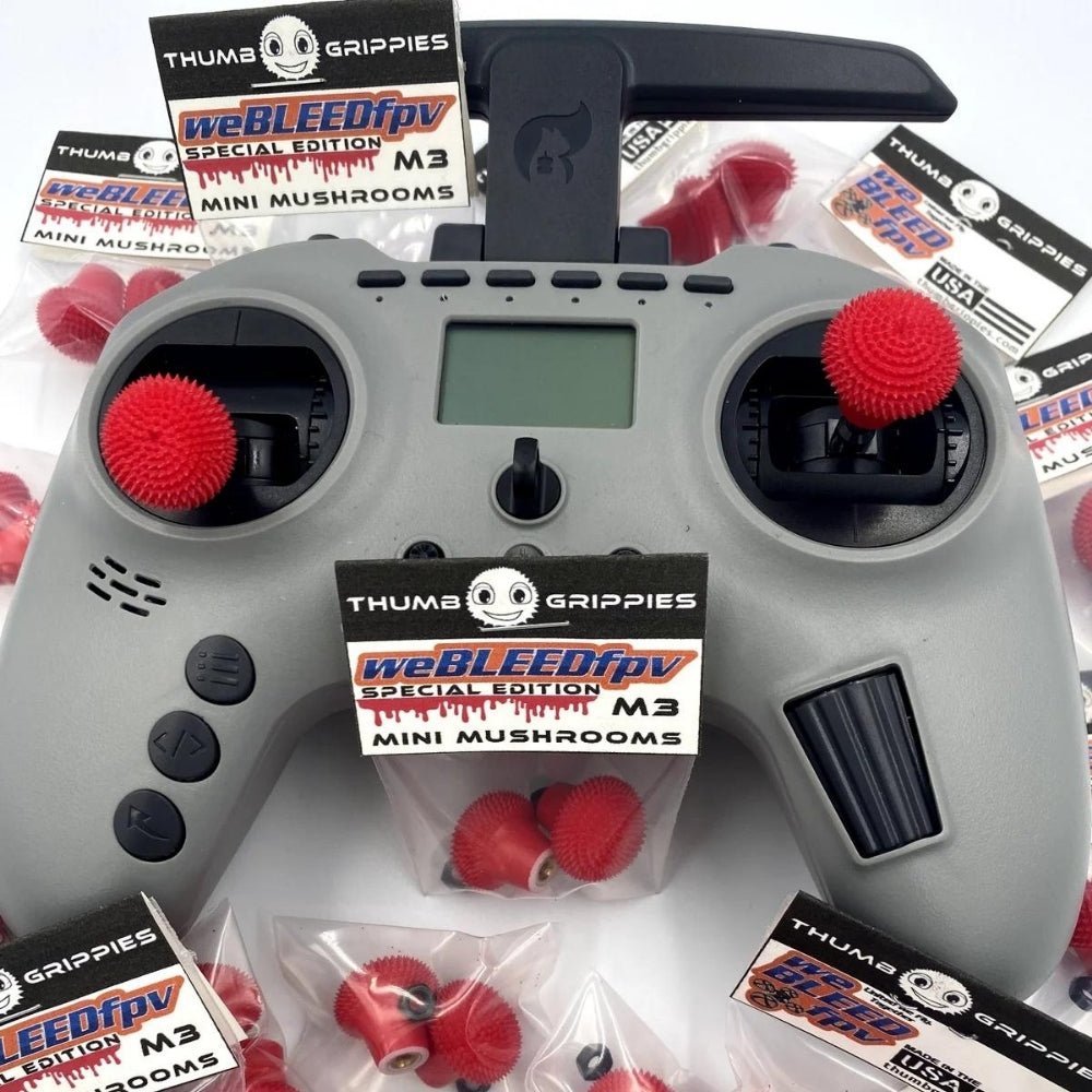 Thumb Grippies weBLEEDfpv Special Edition at WREKD Co.