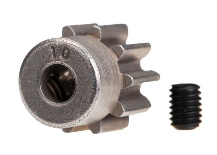Traxxas 6746 Gear 10-T Pinion (32-p) (Steel)/Set Screw Rustler 4X4 TRX-4 TRX-6