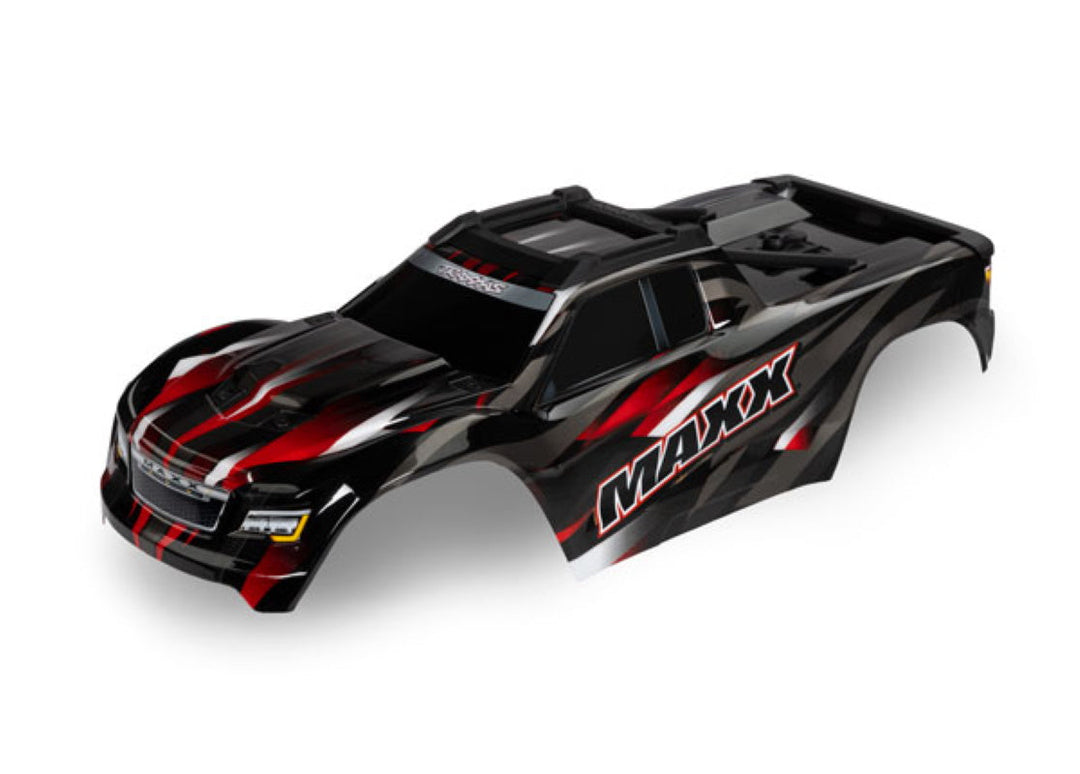 Traxxas 8918R Maxx RED Painted Body Extended chassis 352mm wheelbase