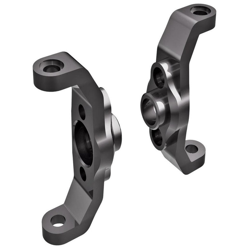 Traxxas 9733-GRAY TRX-4M Left & Right Aluminum Caster Blocks (GRAY)