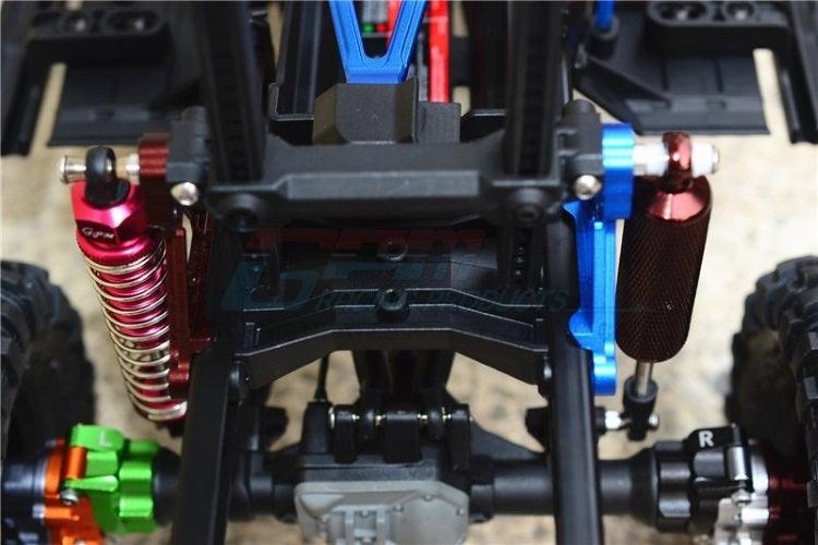 Gpm Racing TRX4030 Blue Aluminum Rear Damper Mount (1pair) Traxxas TRX4