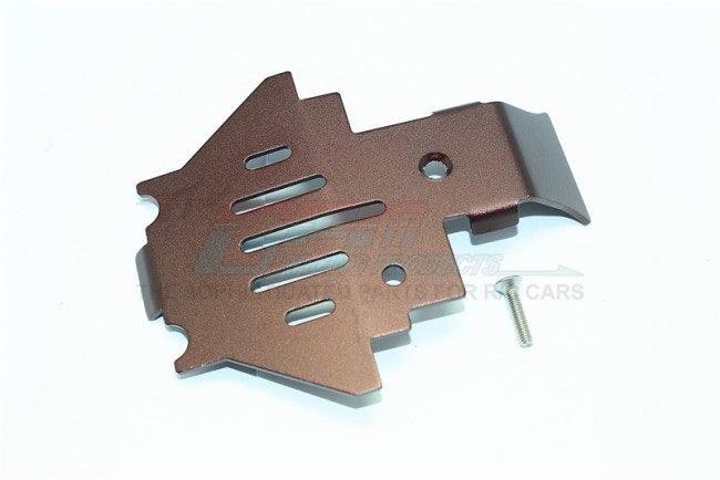 GPM TRX4332-BROWN ALUMINUM CENTER GEAR BOX BOTTOM PROTECTOR MOUNT TRAXXAS TRX-4