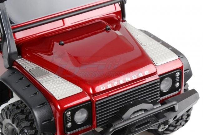 GPM RC CAR STAINLESS STEEL FENDER VENT GRID PATTERN TRAXXAS TRX-4