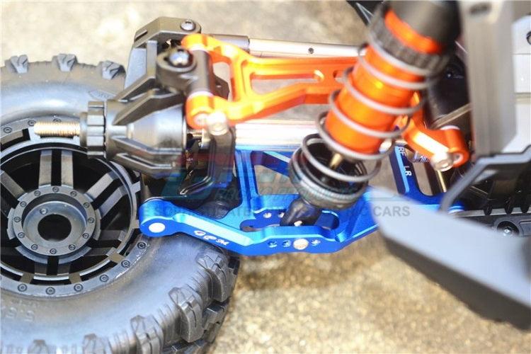Gpm TXMS055F/R-B Aluminum Front/Rear Lower Arms Blue (14 Pieces Set)