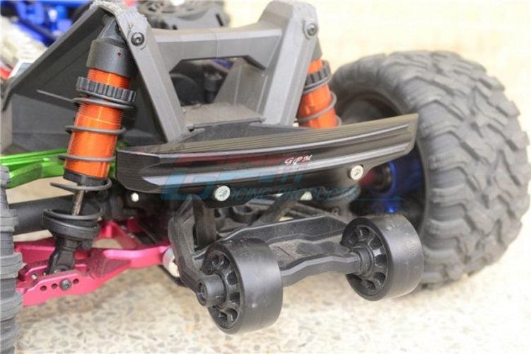 Gpm TXMS330R-BK Aluminum Rear Bumper (3 Pieces Set) Black Traxxas Maxx