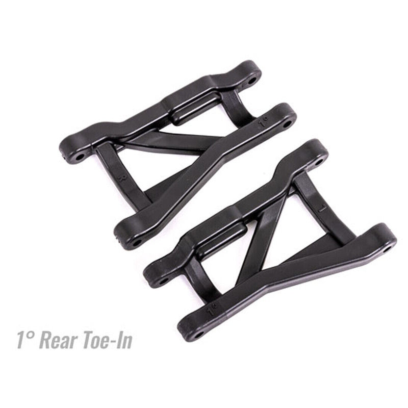 Traxxas 9431 Suspension Arms Black Rear Left/Right Heavy Duty 1° Toe Angle TRA1