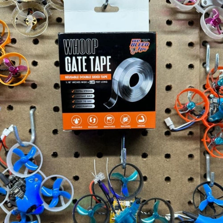 Whoop Gate Tape (WGT) - Choose Length at WREKD Co.