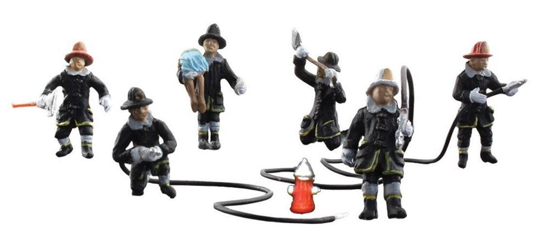 Woodland Scenics A1961 HO Scale Rescue Firefighters (6)