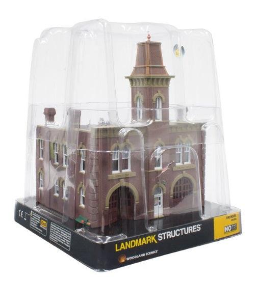 Woodland Scenics BR5034 HO Scale Firehouse Train Structure