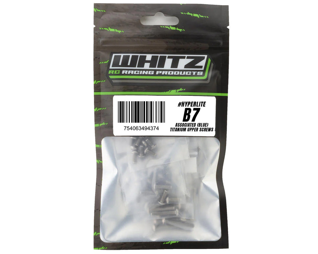 Team Associated B7 HyperLite Ti Upper Screw Kit