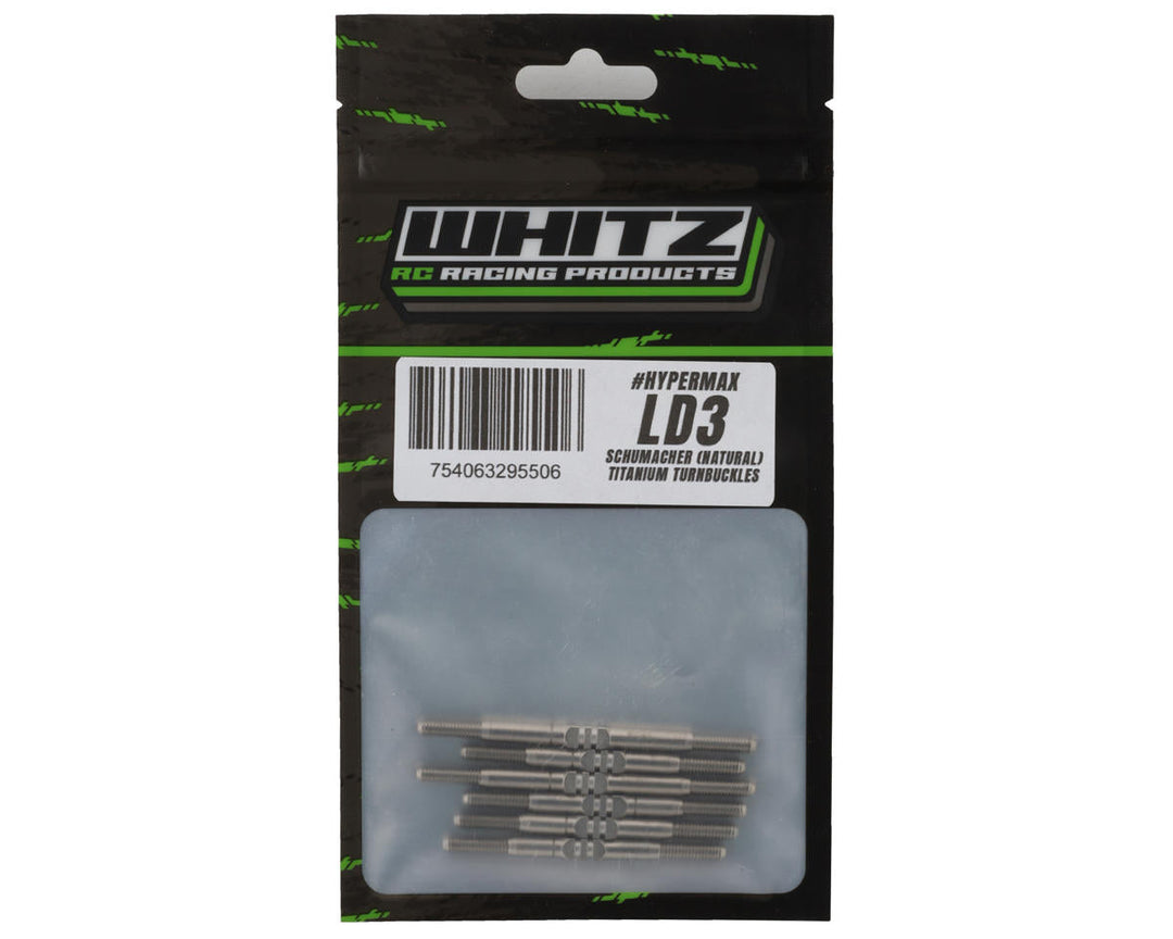 Schumacher Cougar LD3 - HyperMax 3.5mm Titanium Turnbuckle Kit