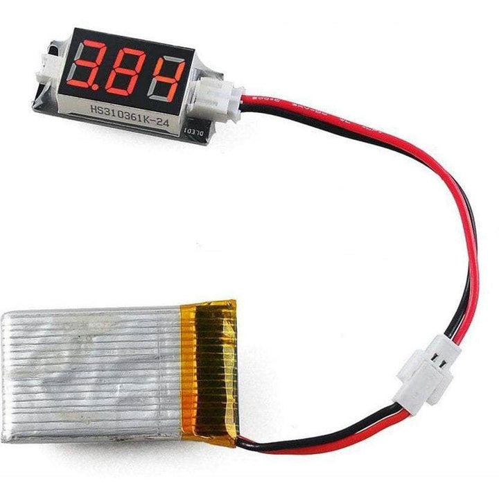 1S LiPo Whoop Battery Checker - PH2.0 and JST 1.25 at WREKD Co.