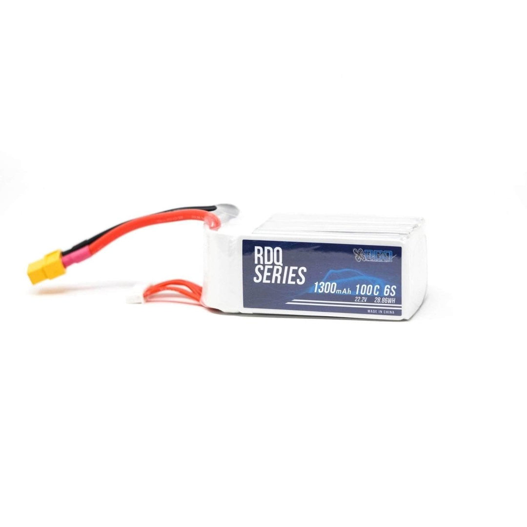 3 PACK of RDQ Series 22.2V 6S 1300mAh 100C LiPo Battery - XT60 at WREKD Co.