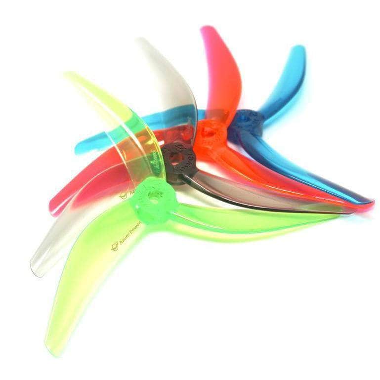 Azure Power Johnny Freestyle 4.8x3.8x3 POPO Compatible Tri-Blade 5" Prop 4 Pack - Choose Color at WREKD Co.