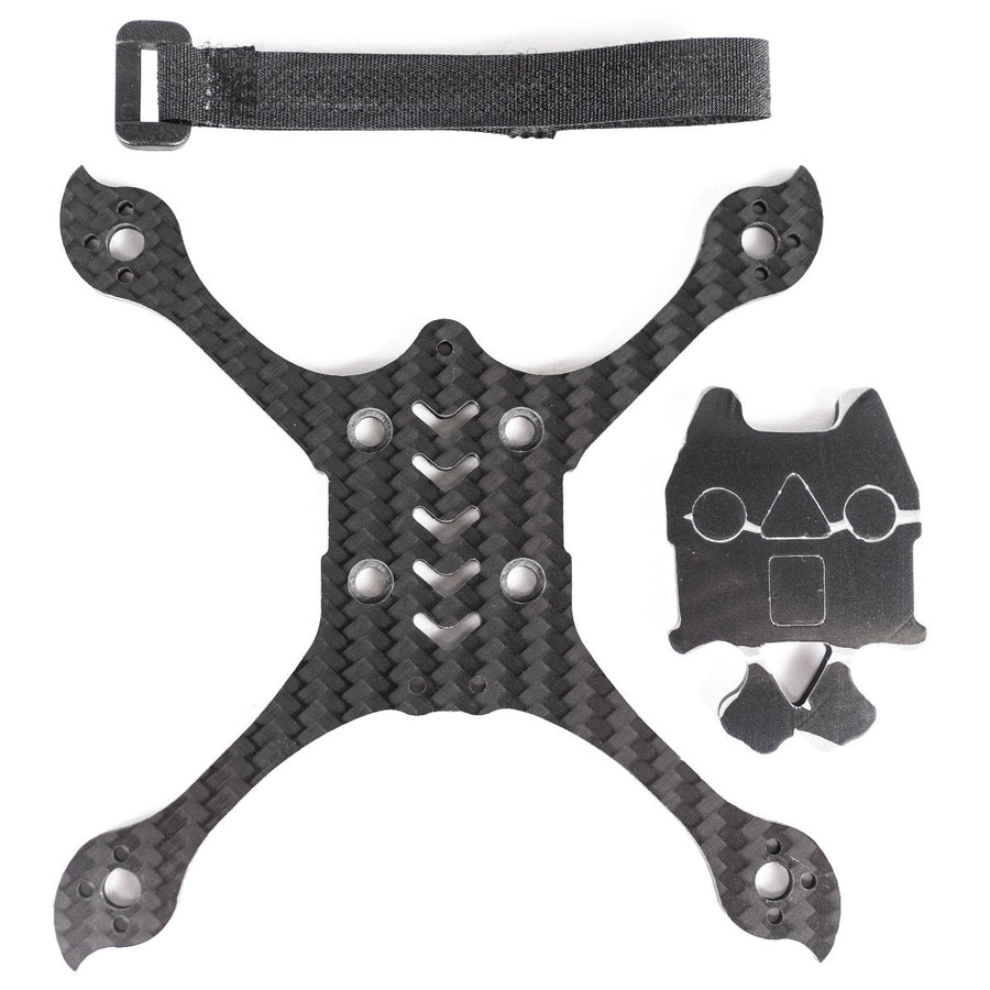 Babyhawk Race Pro 2.5 Parts-Bottom plate Pack ,nonslip pad,and battery strap at WREKD Co.