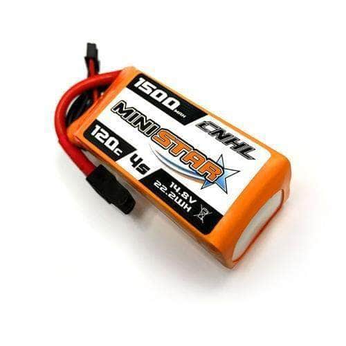 CNHL MiniStar 14.8V 4S 1500mAh 120C LiPo Battery - XT60 at WREKD Co.