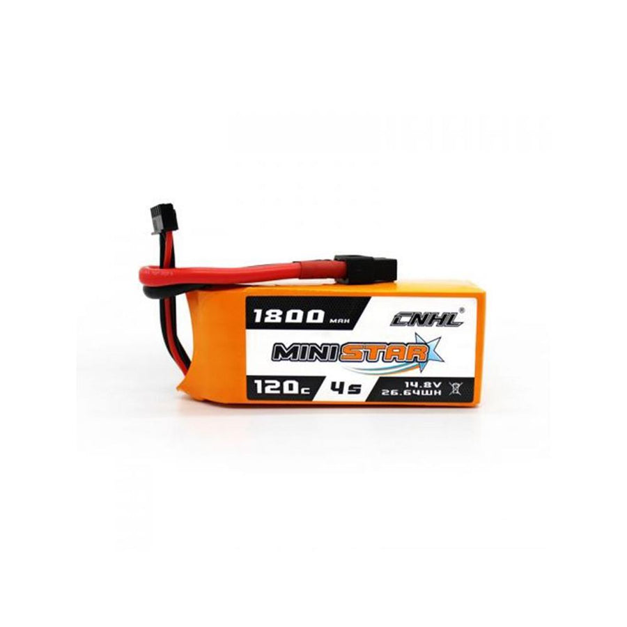 CNHL MiniStar 14.8V 4S 1800mAh 120C LiPo Battery - XT60 at WREKD Co.