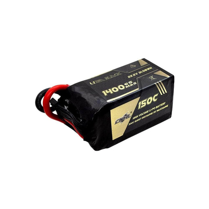 CNHL Ultra Black Series 22.2V 6S 1400mAh 150C LiPo Battery - XT60 at WREKD Co.