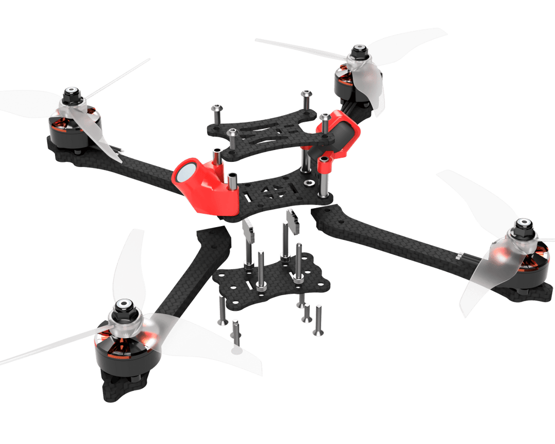 DinDrones Southeast Typhon V7 T700 - 5" racing frame at WREKD Co.