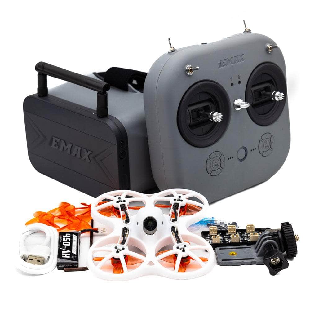 EMAX RTF EZ Pilot Pro Analog Kit w/ Goggles, Radio Transmitter and 75mm Whoop at WREKD Co.