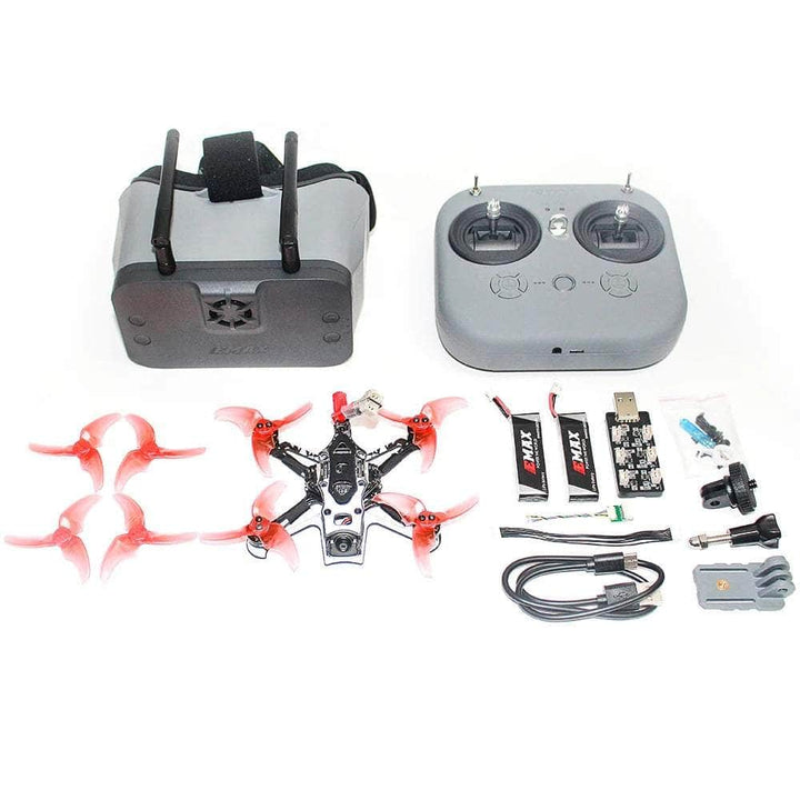 EMAX RTF Tinyhawk III Plus Freestyle Ready-to-Fly ELRS 2.4GHz Analog Kit w/ Goggles, Radio Transmitter, Batteries, Charger, Case and Drone at WREKD Co.