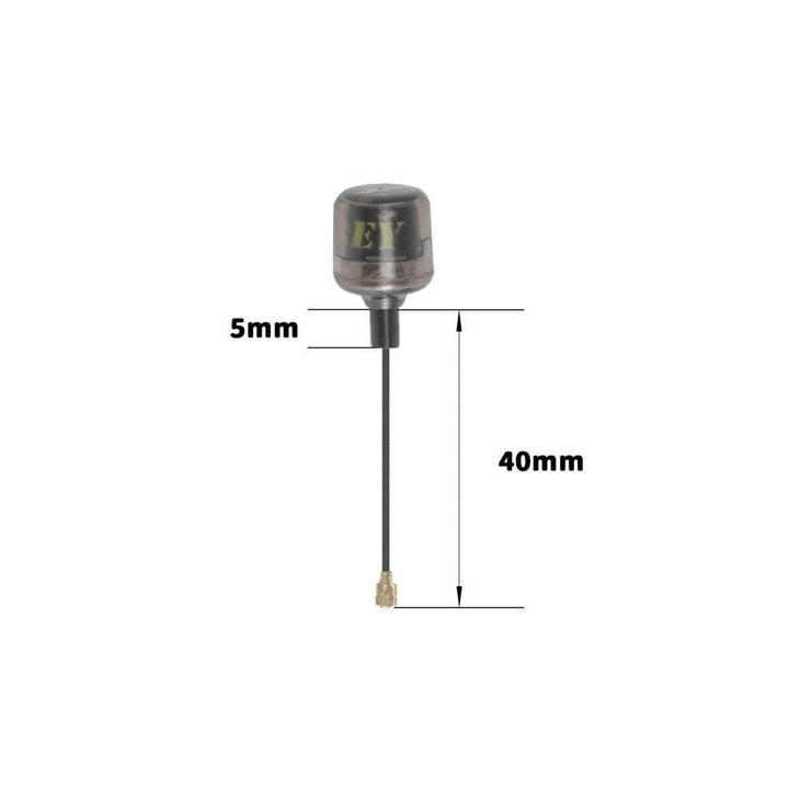 FlyFishRC Osprey 5.8Ghz 40mm U.FL Antenna - RHCP- Black at WREKD Co.