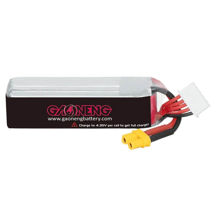 Gaoneng GNB 15.2V 4S 550mAh 100C LiHV Micro Battery (Long Type) - XT30 at WREKD Co.