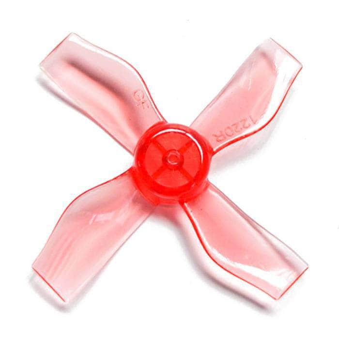 Gemfan 1220-4 Quad-Blade 31mm Micro/Whoop Prop w/ 1mm Shaft (4CW+4CCW) - Choose Color at WREKD Co.