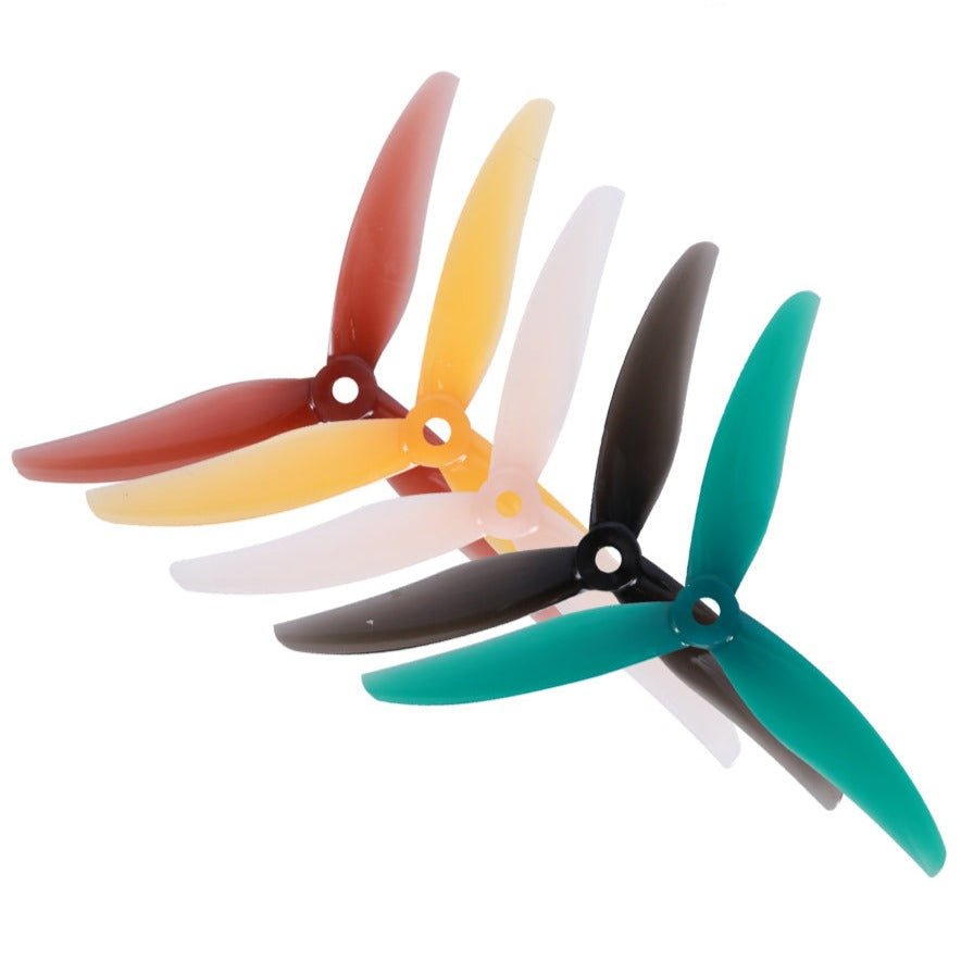 Gemfan Freestyle 4S (5.1x3.6x3) F4S 3-Blade Propeller 4 Pack (2CCW+2CW) - Choose Color at WREKD Co.