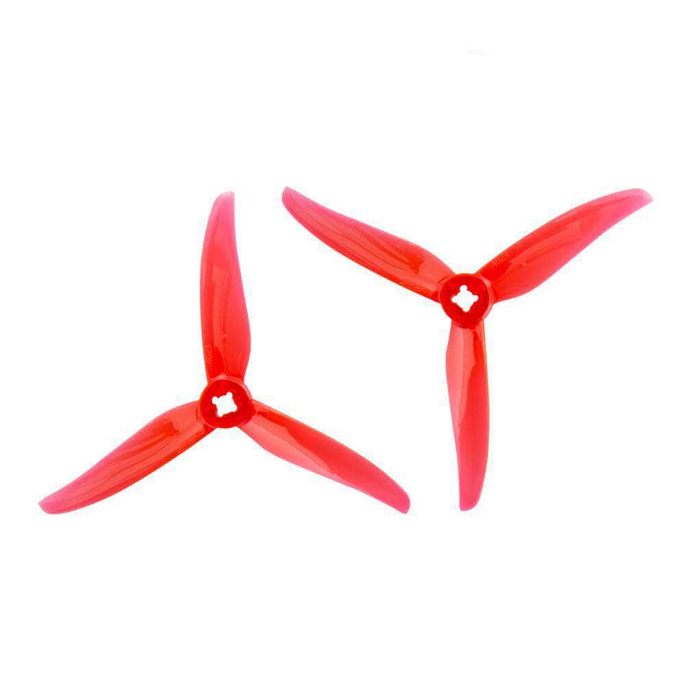 Gemfan Hurricane 4023 Durable Tri-Blade 4" Prop 4 Pack (5mm & 1.5mm Mounting) - Choose Your Color at WREKD Co.