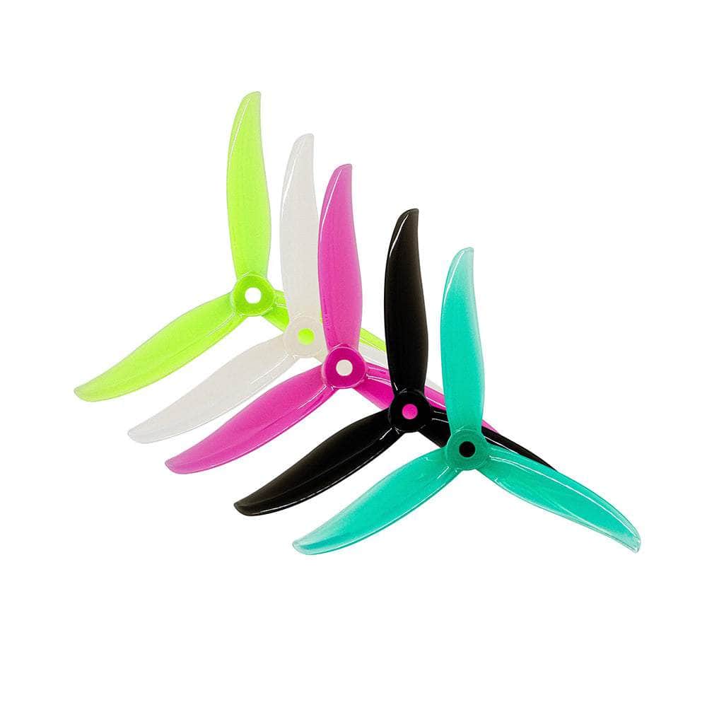 Gemfan SBANG 4934-3 / 4.9" Tri-Blade FPV Drone SBANG Freestyle Props (4CCW or 4CW) - Choose Rotation / Color at WREKD Co.