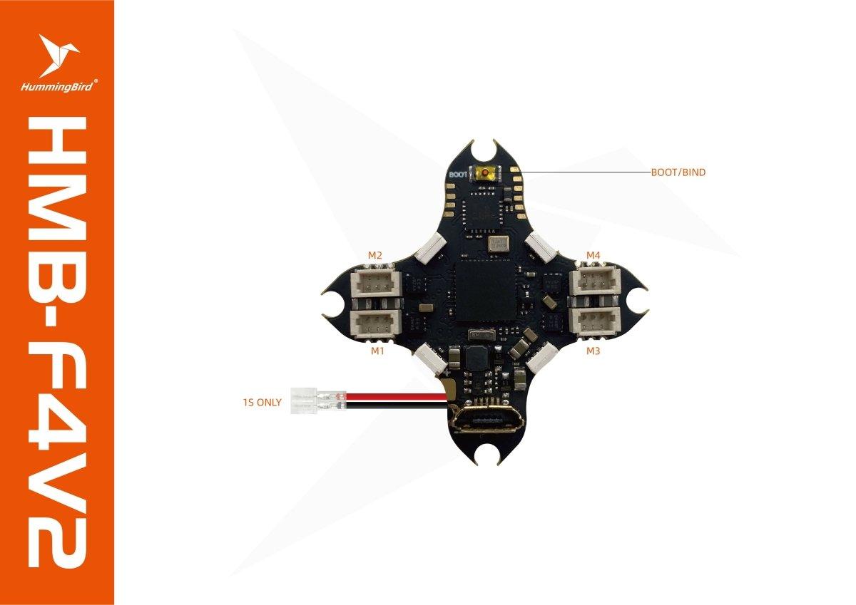 HummingBird F4 V2 Flight Controller (ELRS) – WREKD Co.