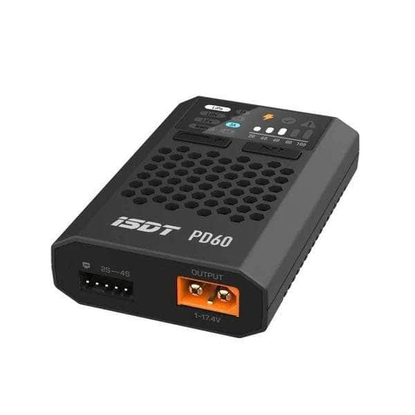 ISDT PD60 60W 6A 2-4S DC Charger w/ USB-C Input at WREKD Co.