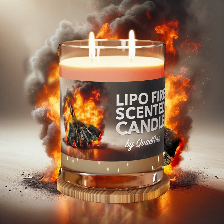 LiPo Fire Scented Candle V2 by Quad Gas at WREKD Co.