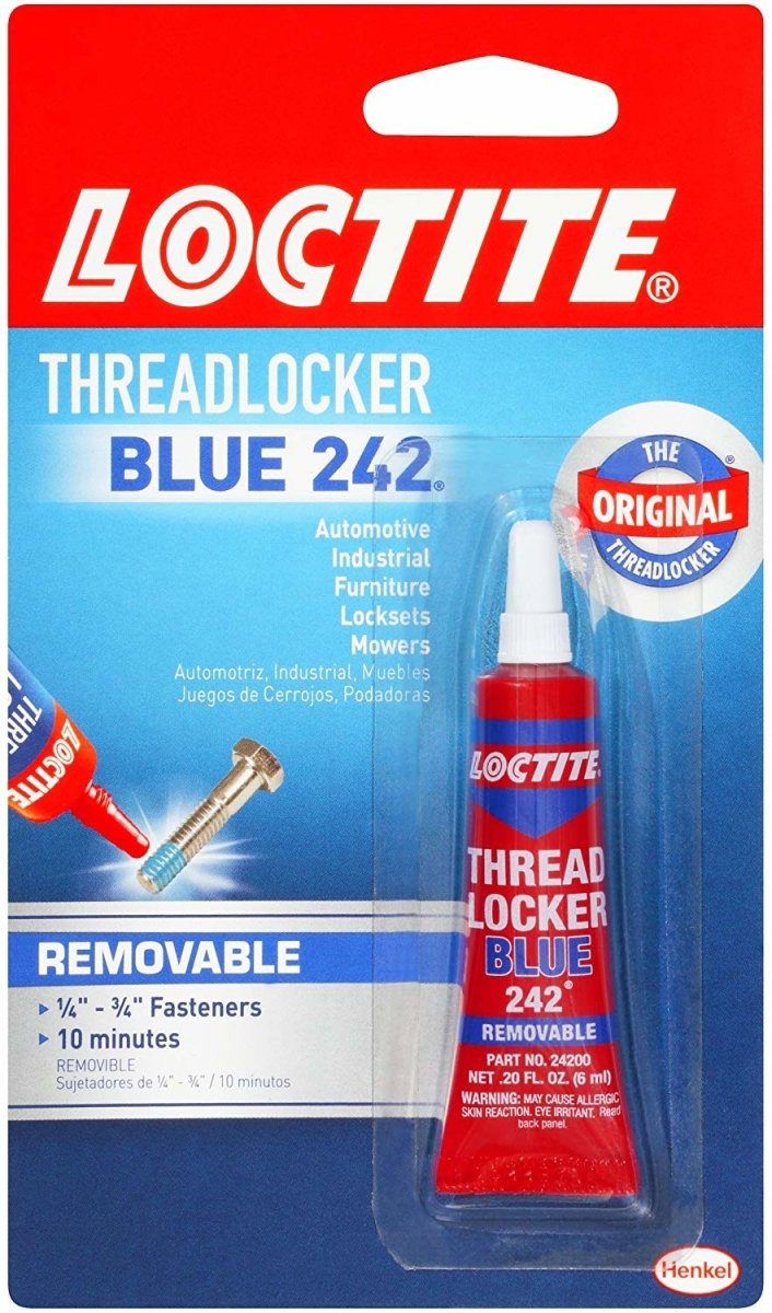 Loctite Heavy Duty Threadlocker, 0.2 oz, Blue 242 at WREKD Co.