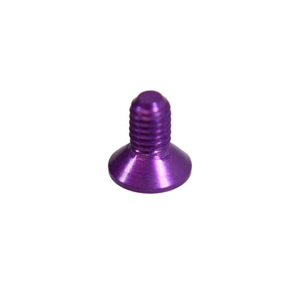 M3 7075 Aluminum Counter Sunk Hex Screw (1pc) - Choose Your Color & Size at WREKD Co.