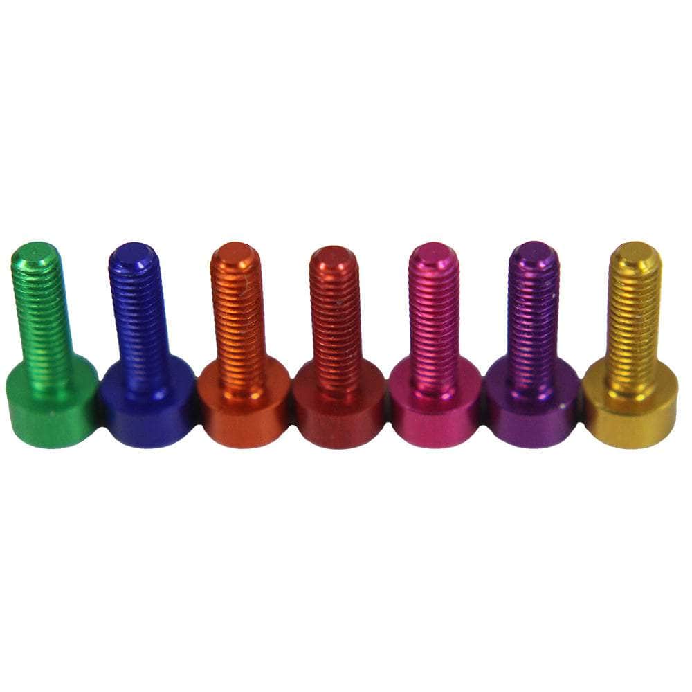 M3 7075 Aluminum Socket Head Hex Screw (1pc) - Choose Color & Size at WREKD Co.