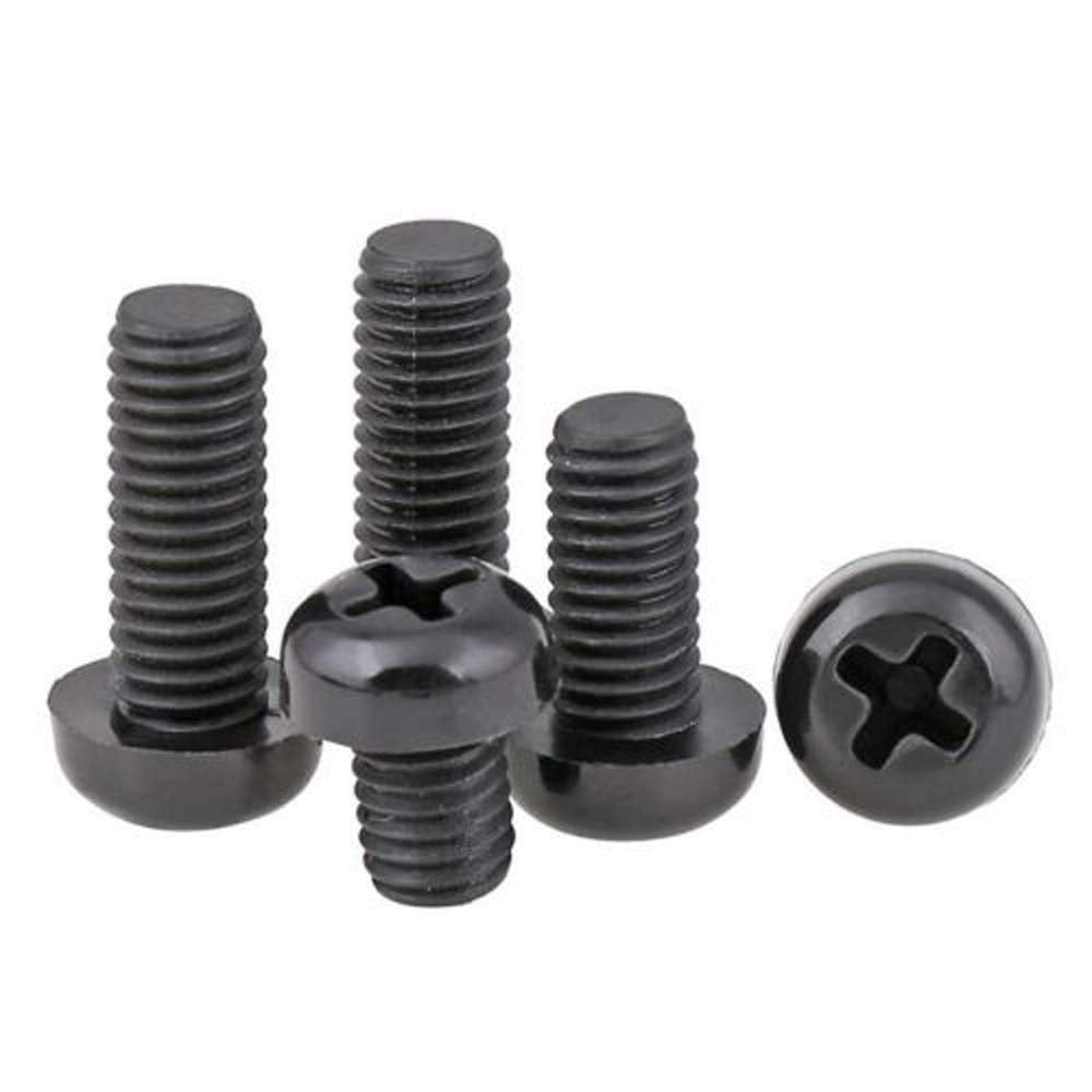 M3 Button Head, Philips Socket, Nylon Plastic Screws + Nuts (5 pcs) - Choose Size at WREKD Co.