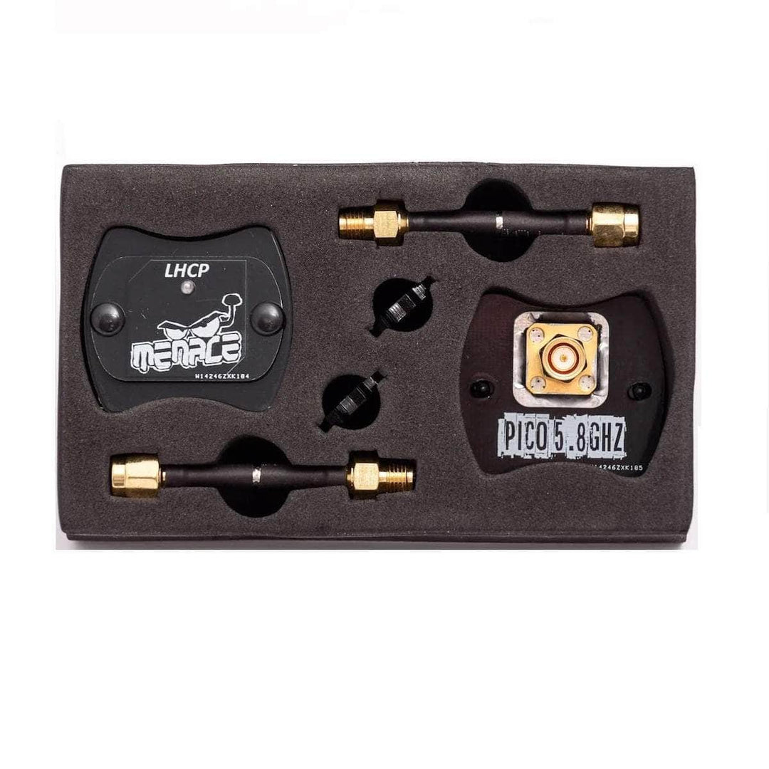 MenaceRC Digital HD Goggle Pack 5.8GHz Receiver Antenna 2 Pack - RP-SMA - LHCP at WREKD Co.