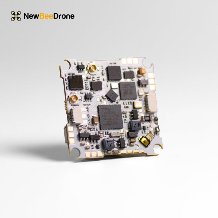 NewBeeDrone x ImmersionRC BeeBrain BLV4 Built-in Ghost Rx AIO Flight Controller at WREKD Co.