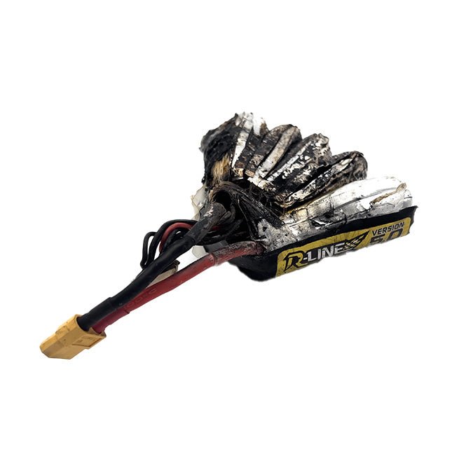 (PRE-OWNED) Tattu R-Line Version 5.0 1400mAh 22.2V 150C 6S1P Lipo Battery Pack With XT60 Plug at WREKD Co.