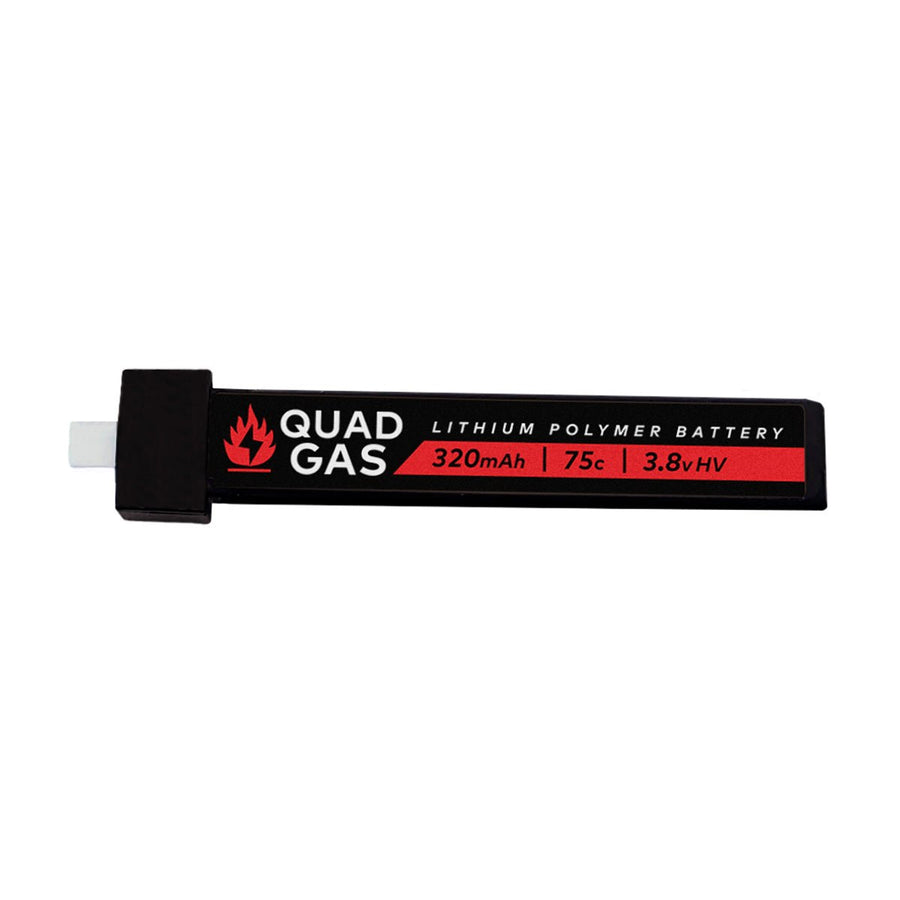 Quad Gas 1S 320mAh 75C Battery w/ BT2.0 for Micro/Whoops at WREKD Co.