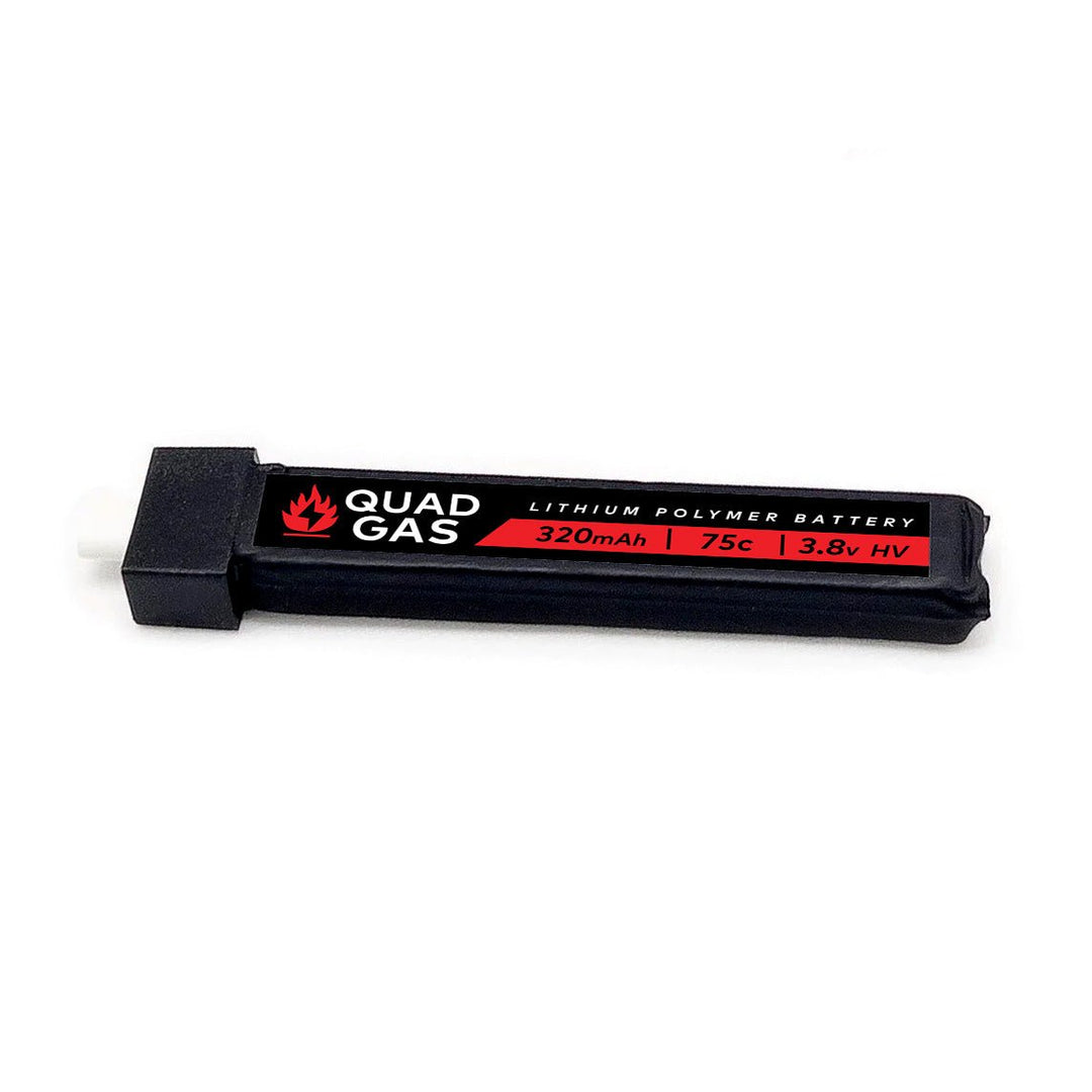 Quad Gas 1S 320mAh 75C Battery w/ BT2.0 for Micro/Whoops at WREKD Co.