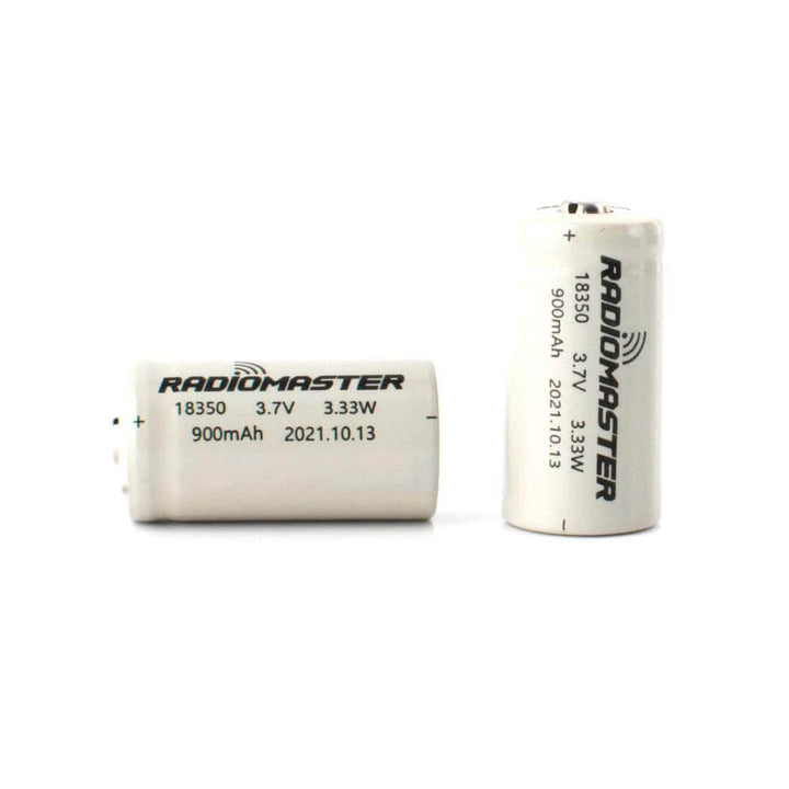 RadioMaster 3.7V 900mAh 18350 Li-Ion Battery for Zorro 2 Pack at WREKD Co.