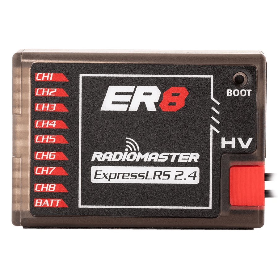RadioMaster ER8 2.4GHz 8Ch ELRS PWM Receiver at WREKD Co.