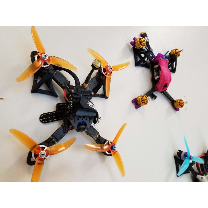 RDQ Quad Wall Mount - 3D Printed PLA - Choose Your Color at WREKD Co.