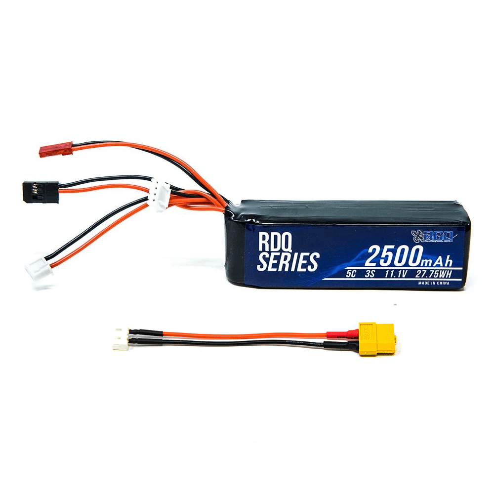 RDQ Series 11.1V 3S 2500mAh 5C LiPo Battery for Taranis X9D at WREKD Co.