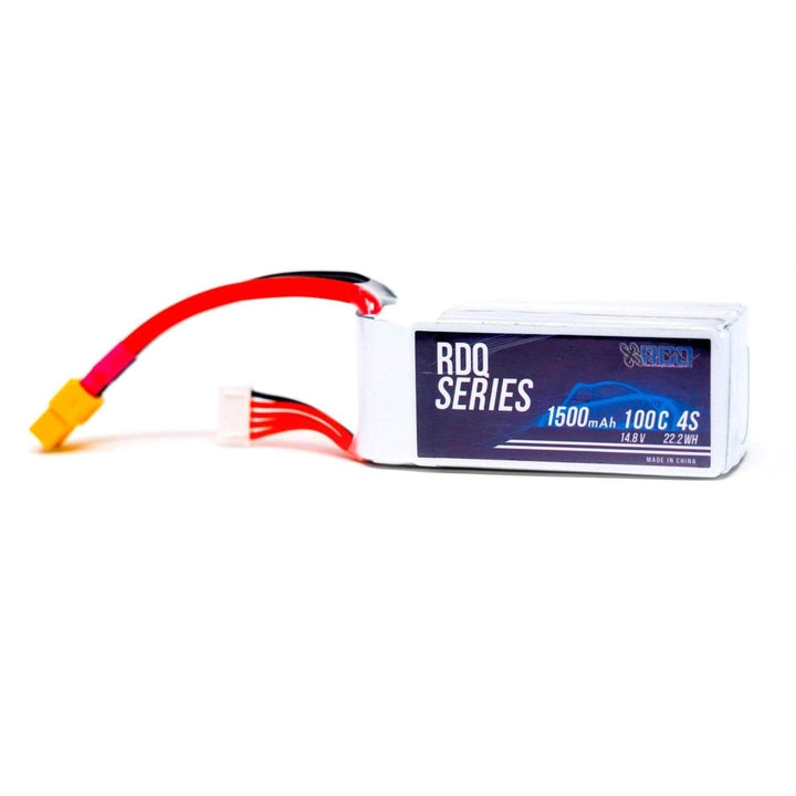 RDQ Series 14.8V 4S 1500mAh 100C LiPo Battery - XT60 at WREKD Co.